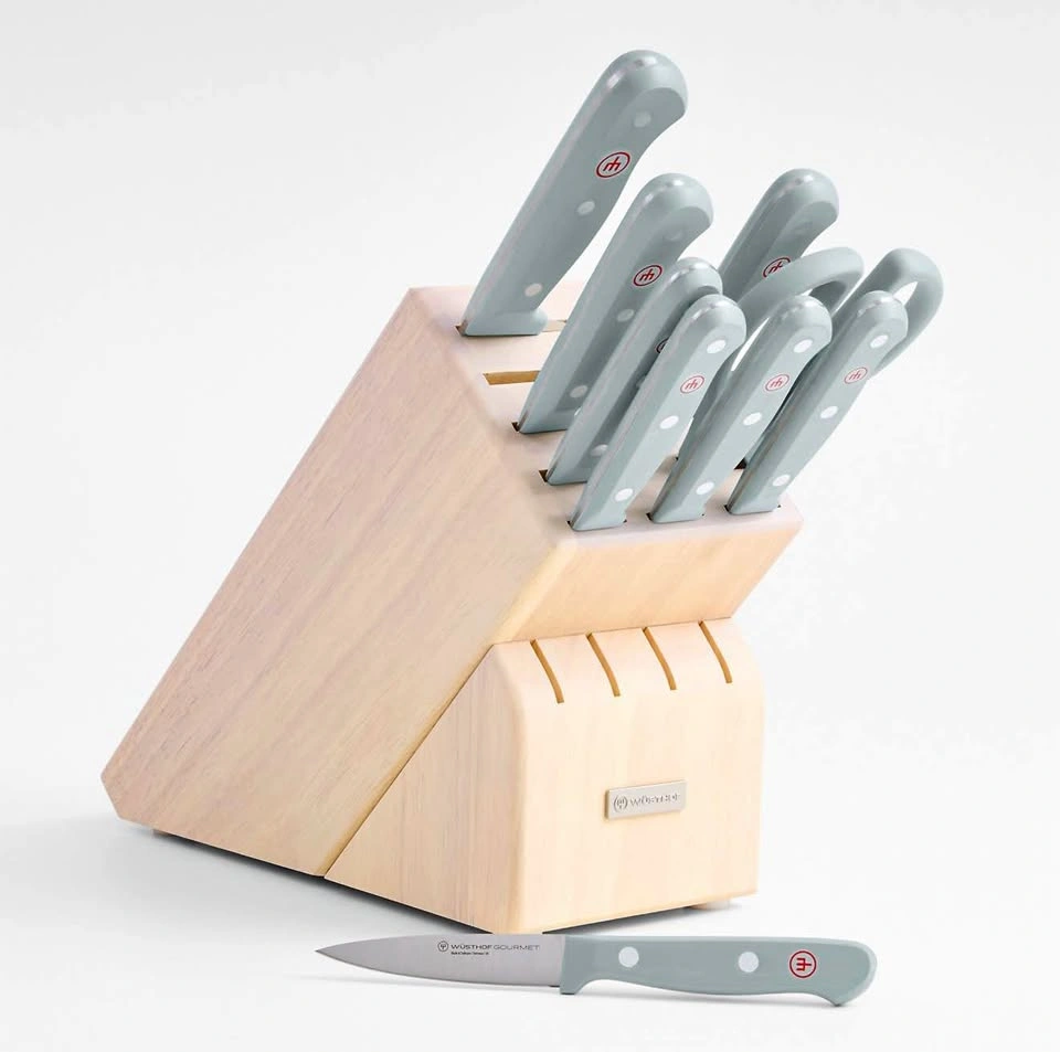 Wusthof Gourmet Blue 10-Piece Knife Block Set