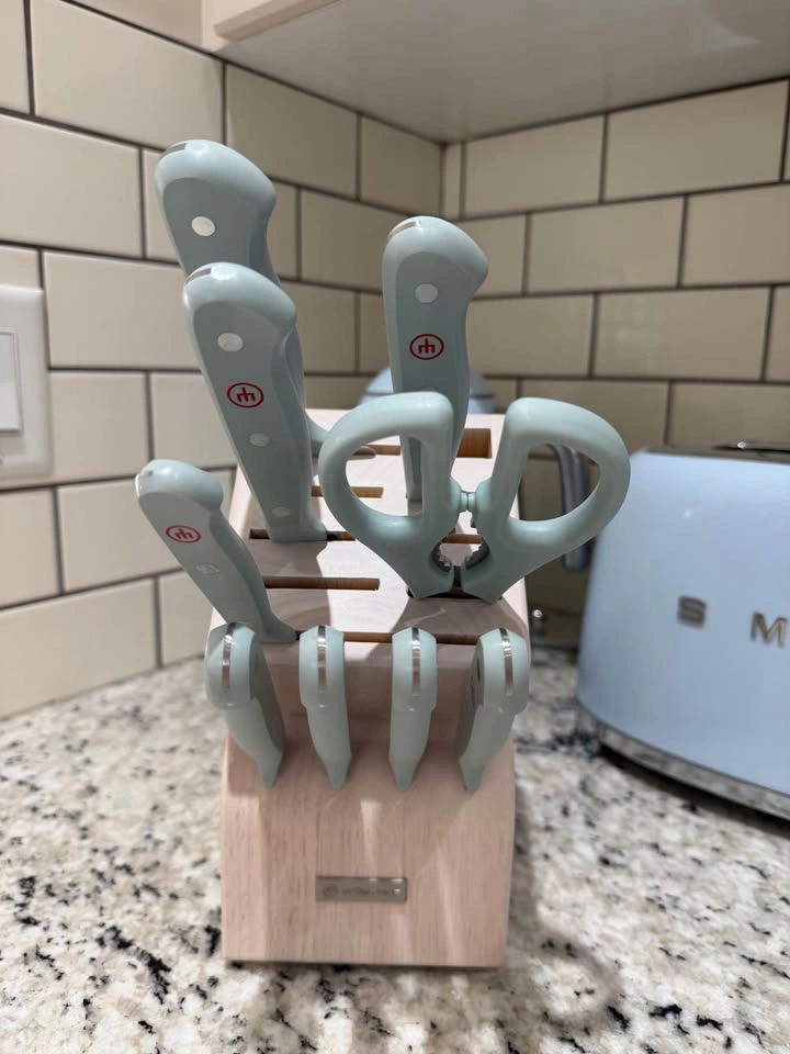 Wusthof Gourmet Blue 10-Piece Knife Block Set - photo 2