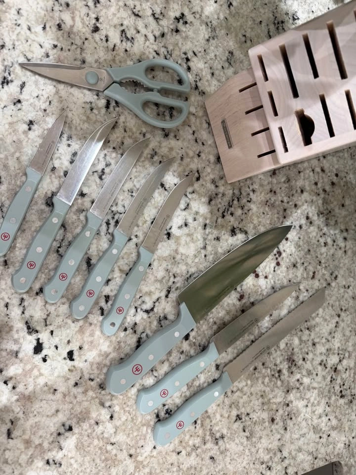Wusthof Gourmet Blue 10-Piece Knife Block Set - photo 4