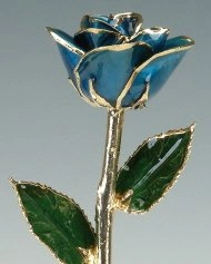 24K Gold-Dipped Roses Collection & Genuine Onyx/Crystal Vases - photo 5