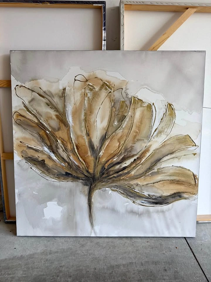Beautiful Flower House Painting