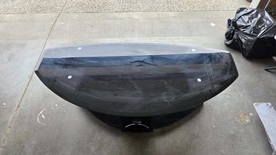 Glass TV Stand - photo 5
