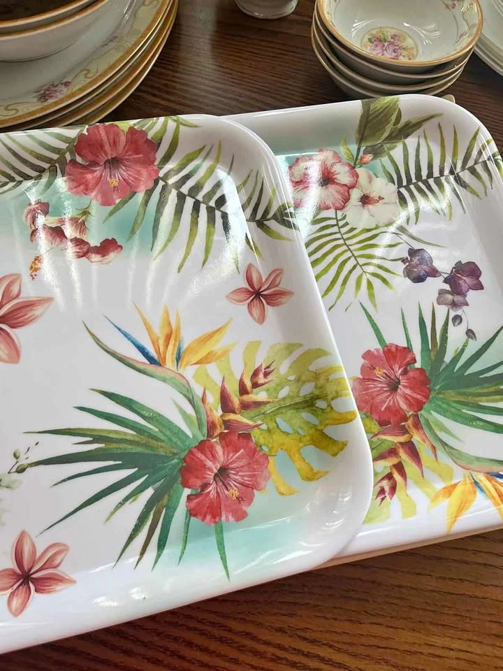 Assorted Melamine Serving Trays