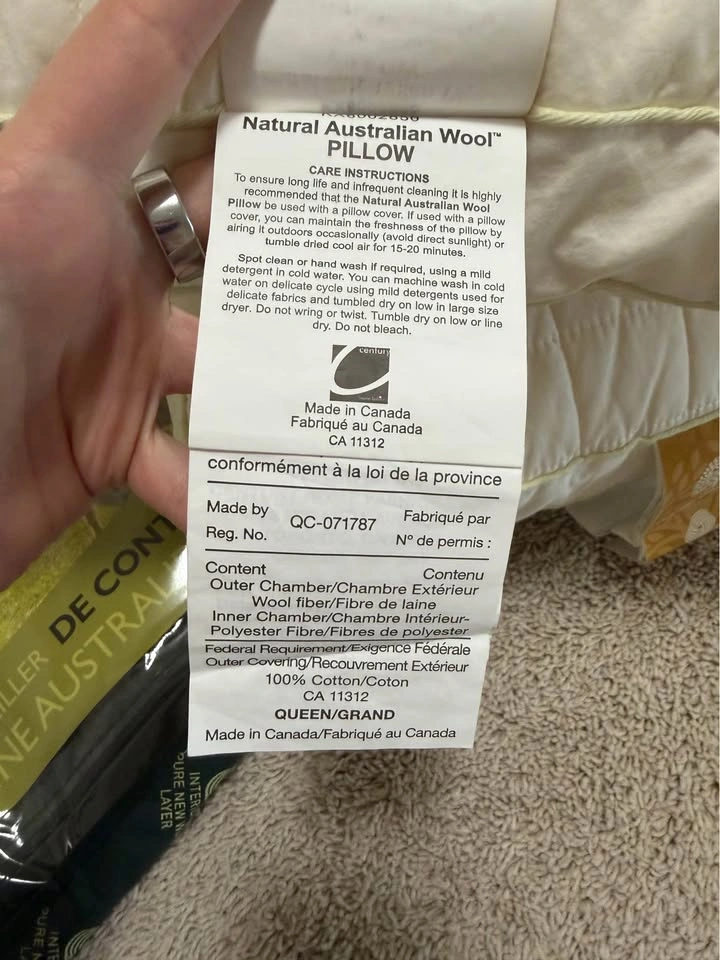 All-Around Australian Wool Pillows - photo 3