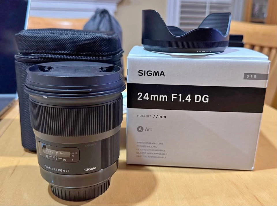 Sigma 24mm f/1.4 DG Art Lens