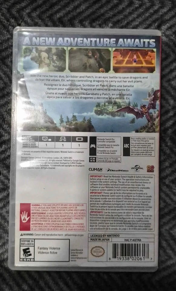 Nintendo Switch DreamWorks Dragons: Dawn of New Riders - photo 2
