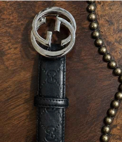 Gucci Belt with Interlocking G buckle - photo 2