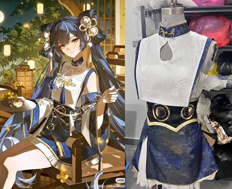 [UWOWO] Iuno Wuthering Waves Chinese Style Cosplay Costume + Sty