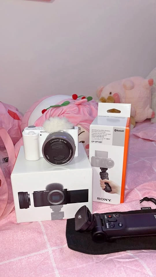 Sony ZV-E10 Mirrorless Camera with 16-50mm Lens and Grip
