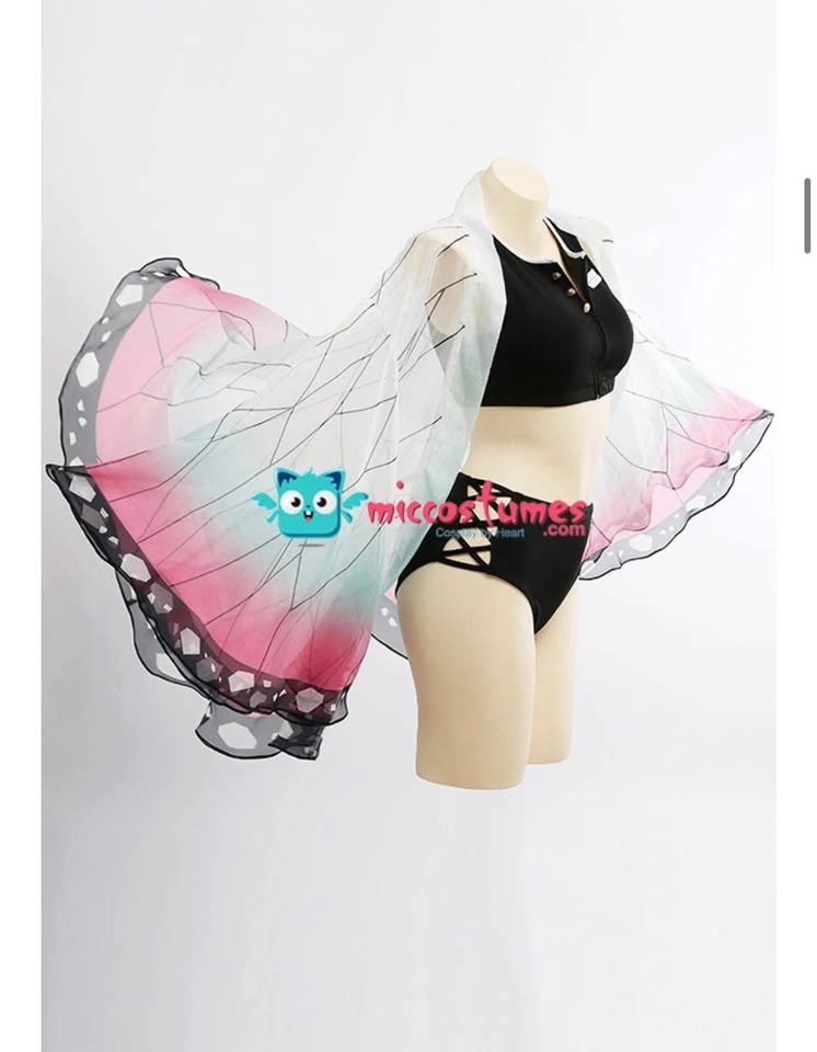 [Miccostumes] Shinobu Kocho Demon Slayer Swimsuit Cosplay - photo 3