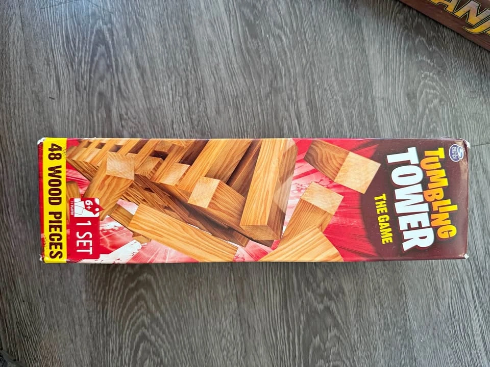 Tumbling tower - wooden pieces