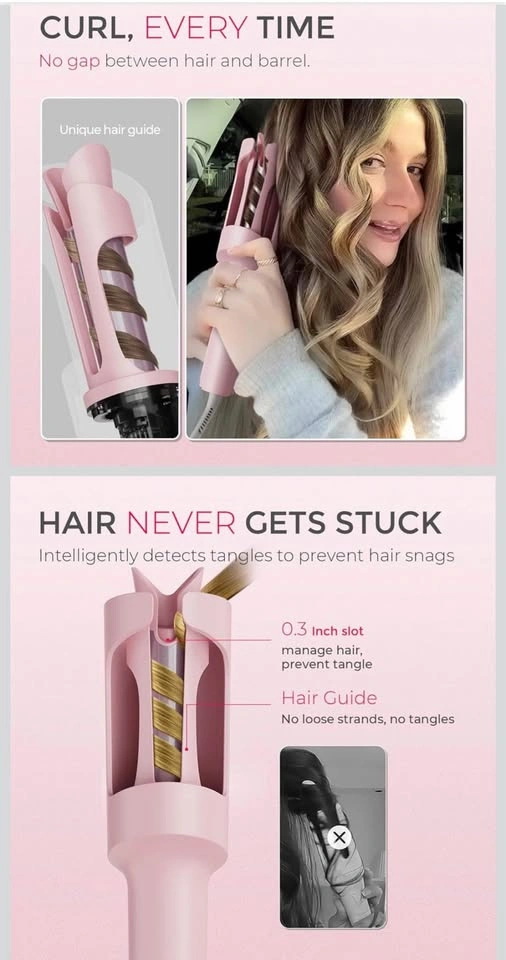 TYMO CURLPRO Automatic Curling Iron | 1" Ceramic Wand - photo 3