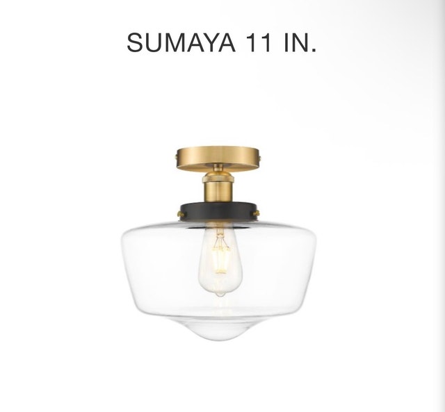 OVE Decors Sumaya 11 in. Semi Flush Mount Light - photo 2