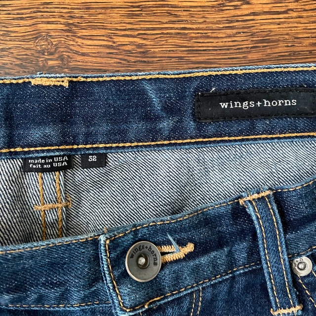 Rare Wings + Horns Men's Cone Mills/White Oak Jeans-Size 32 - photo 3