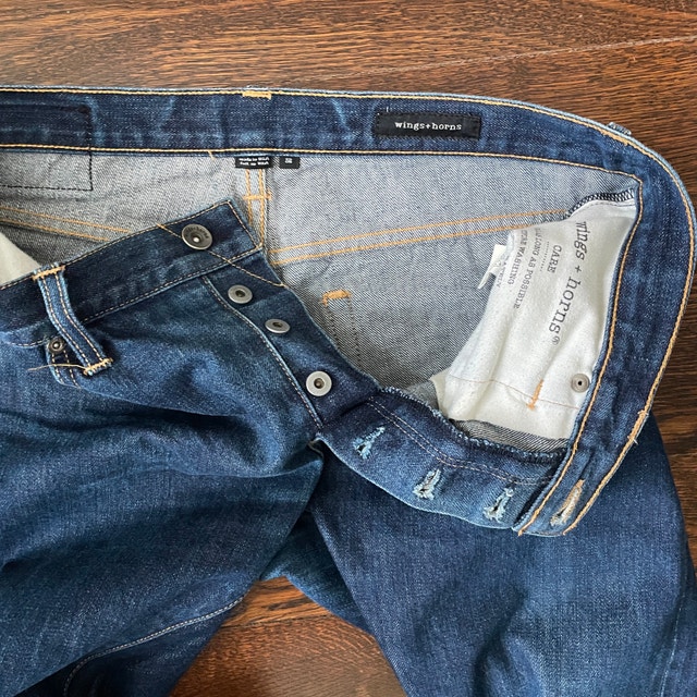 Rare Wings + Horns Men's Cone Mills/White Oak Jeans-Size 32 - photo 5
