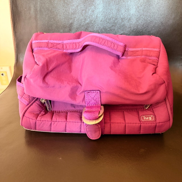 Lug Flip Top Purple Toiletry Bag