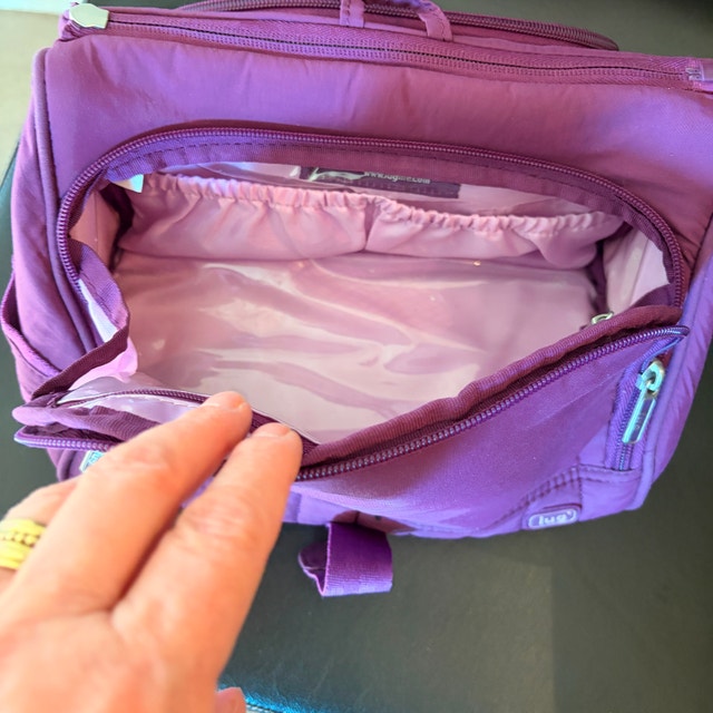 Lug Flip Top Purple Toiletry Bag - photo 4