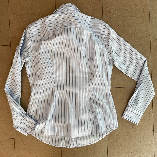 Brooks Brothers Blue & White Striped 100% cotton Shirt-Size 2P - photo 4