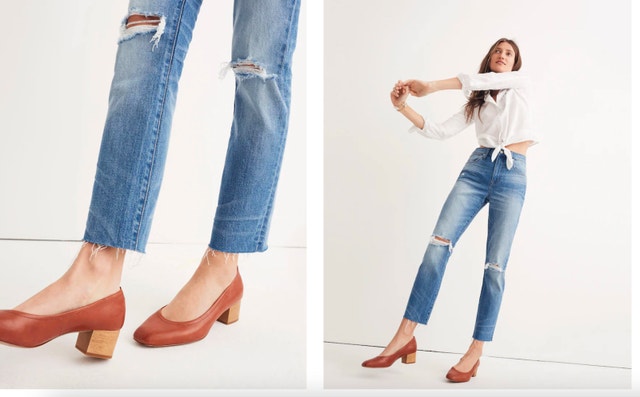 Madewell High-Rise Slim Crop Boyjean: Knee-Rip Edition-Size 26 - photo 2