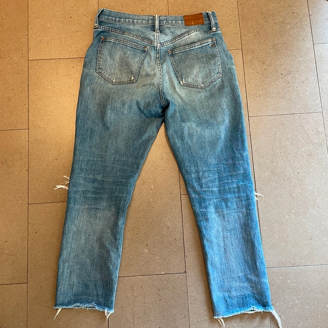 Madewell High-Rise Slim Crop Boyjean: Knee-Rip Edition-Size 26 - photo 3