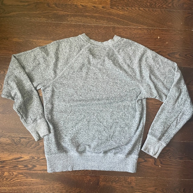Roots Original Salt and Pepper Gray Crew Neck Sweatshirt-Small - photo 5