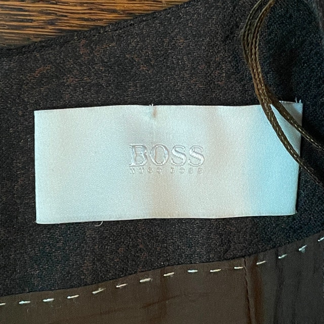 Gorgeous Hugo Boss Fantasy Blue DOLENA Jacquard Dress-Size 6 - photo 3