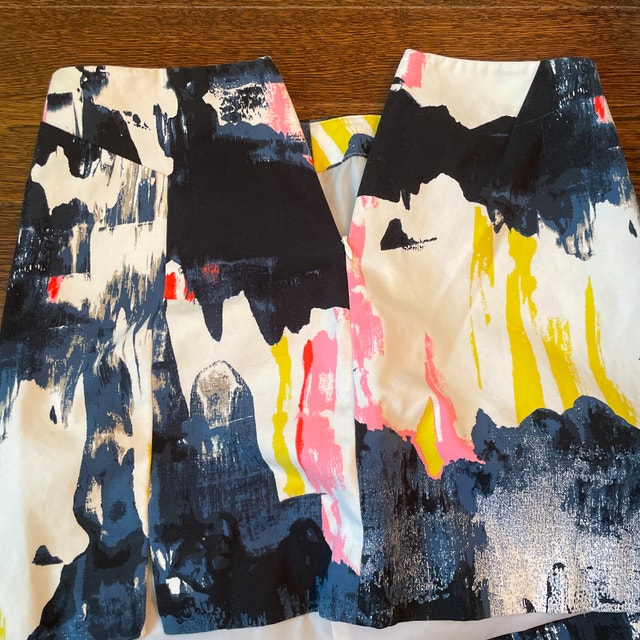 Kate Spade Saturday Print Splatter Paint Mini Skirt-Size 4 - photo 5