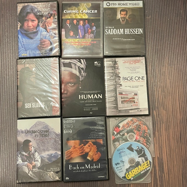 10 Documentaries on DVD (plus one bonus)