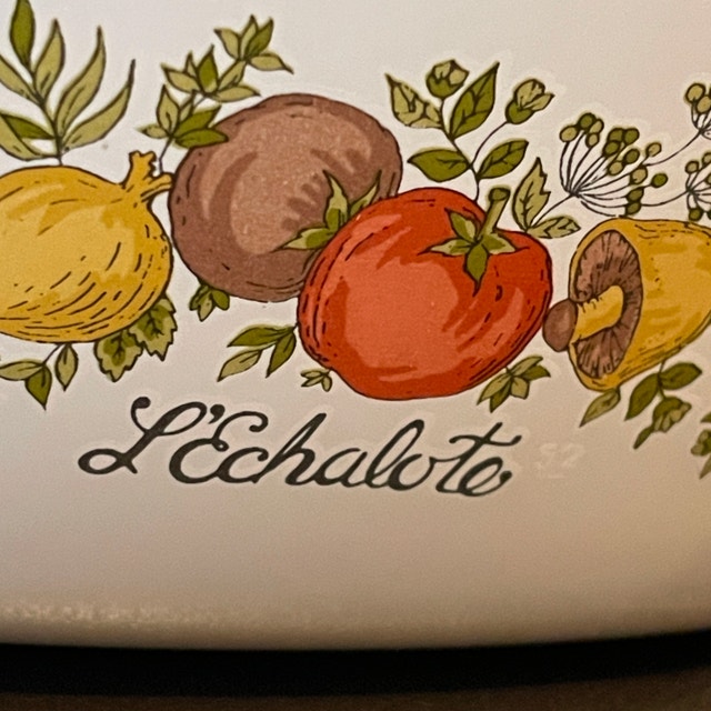 Vintage Spice of Life Corning Ware L'Echalote Casserole - photo 2