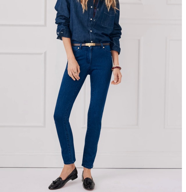 J. McLaughlin Lexi Mid-rise Blue Jeans-Size 10 - photo 2