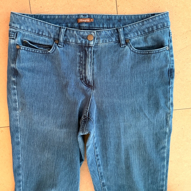 J. McLaughlin Lexi Mid-rise Blue Jeans-Size 10 - photo 3