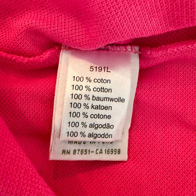 Lacoste Mens Classic Fit Pink Cotton Piqué Polo Golf Shirt-Large - photo 5