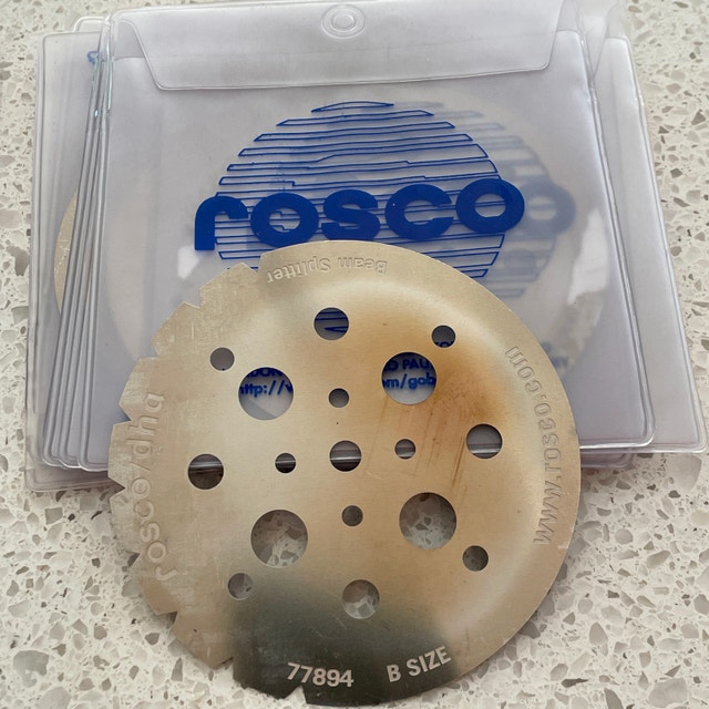 Various original Rosco Gobos - Size B - multiples of each - photo 4