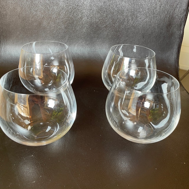 Set of 4 Reidel O Stemless Red Wine Glasses/Tumblers - photo 2