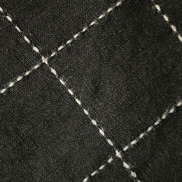 Jones New York Signature Shirt 100% Linen Black Check-MED PETITE - photo 4