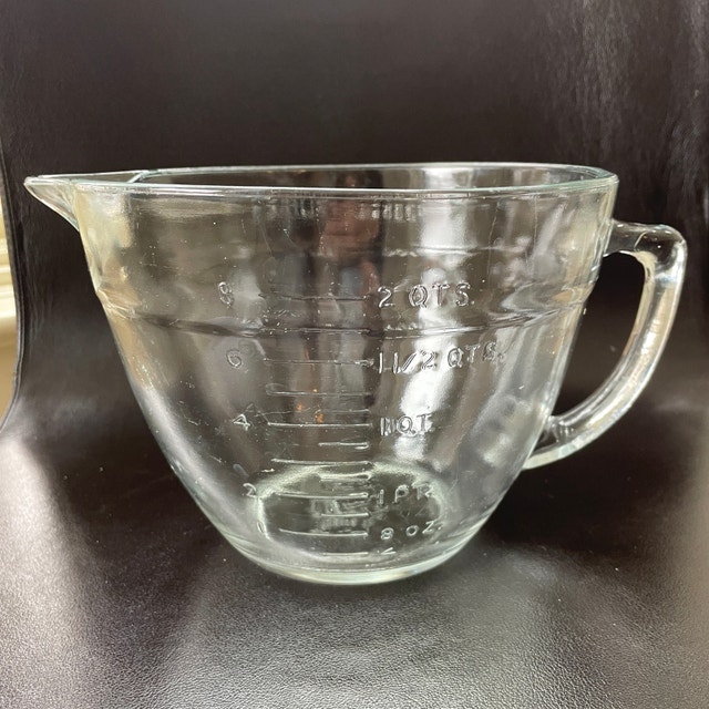 Vintage FireKing Anchor Hocking 8 Cup Glass Measuring Cup