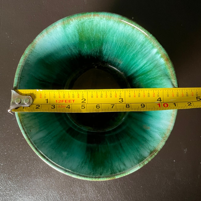 Vintage Blue Mountain Pottery BMP Teal Glazed Small Trinket Bowl - photo 5
