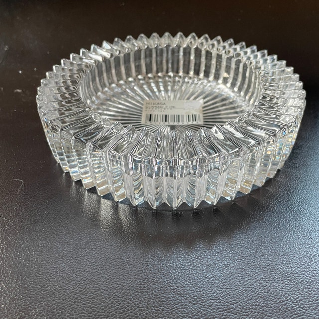 Mikasa Diamond Fine Wine/Champagne Bottle Crystal Coaster- NEW - photo 3