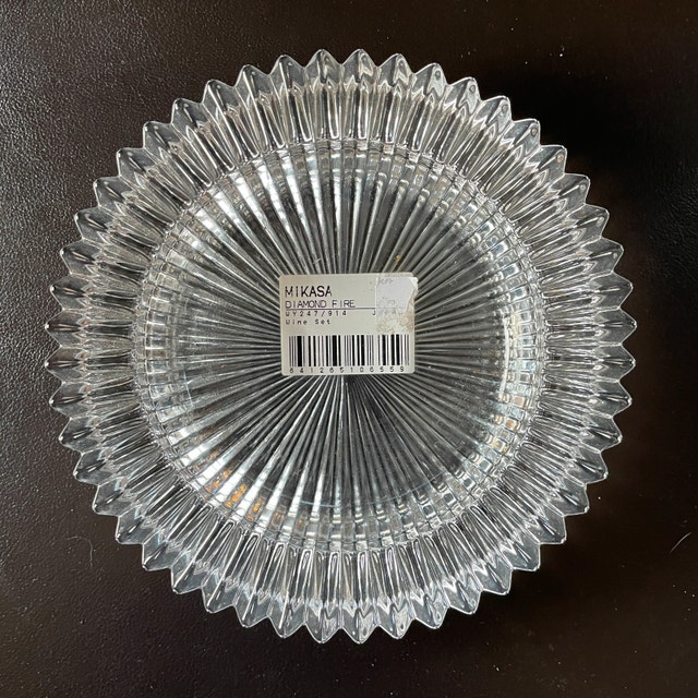 Mikasa Diamond Fine Wine/Champagne Bottle Crystal Coaster- NEW - photo 4