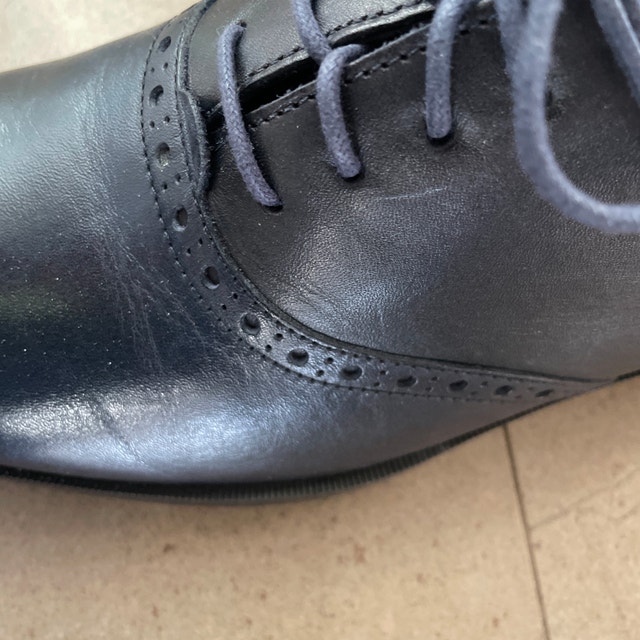 NEW Cole Haan Grand ØS Navy Wingtip Oxford Dress Shoes-Size 7 - photo 3