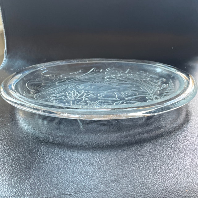 Vintage 70s Kosta Boda Oval glass platter-Party series-Ann Wärff - photo 3