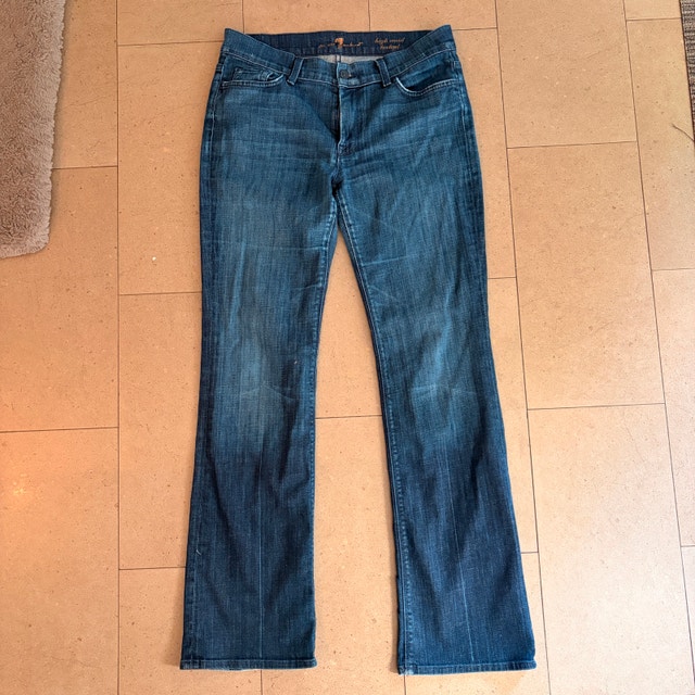 7 For All Mankind High Waist Bootcut Jeans-Size 31