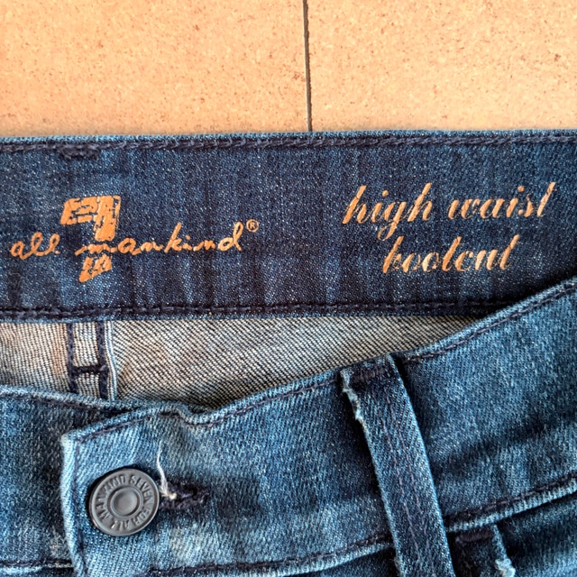 7 For All Mankind High Waist Bootcut Jeans-Size 31 - photo 3