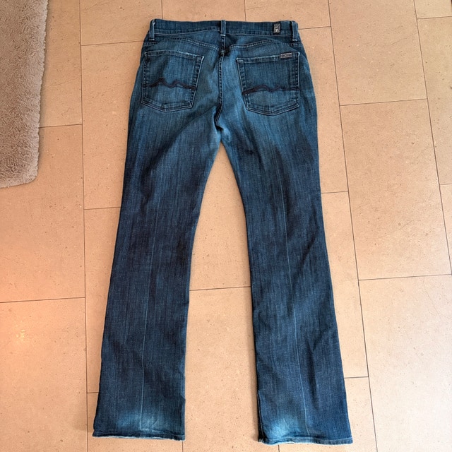 7 For All Mankind High Waist Bootcut Jeans-Size 31 - photo 5