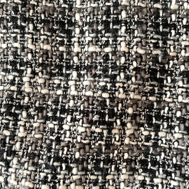 Banana Republic Bouclé Pencil Skirt Black/White/Grey-Sz 2 Petite - photo 2