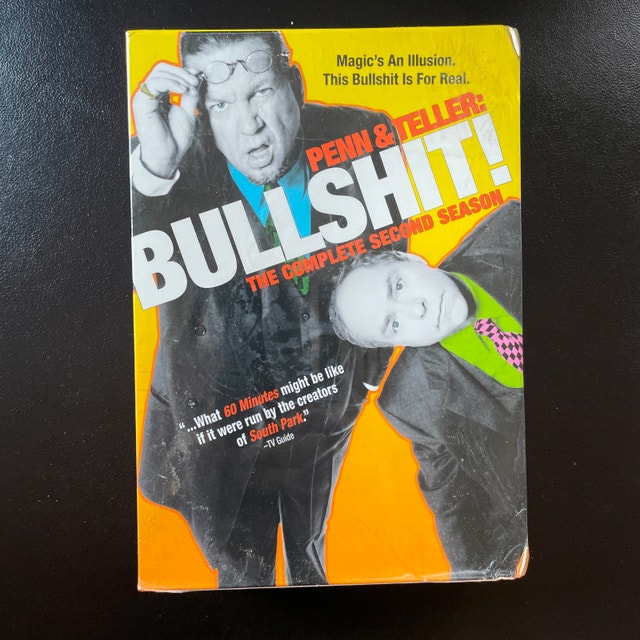 NEW Shrink wrapped 3 DVD set of Penn & Teller Bullsh*t Season 2