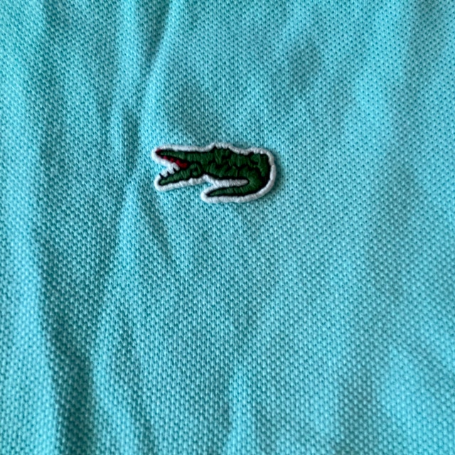 Lacoste Mens Light Aqua Cotton Piqué Polo Golf Shirt-Sz. 6-Large - photo 3