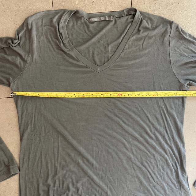 Transit Par Such Charcoal Gray Woman's V-neck Soft Jersey-L/XL - photo 5