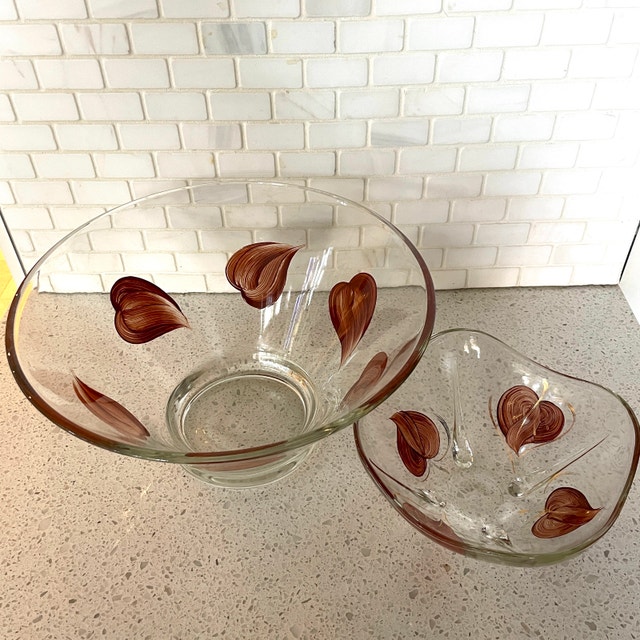 Vintage Anchor Hocking Enchantware Chip & Dip Bowls - photo 2