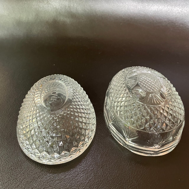 Vintage 70's Avon Fostoria Crystal Egg-Soap Trinket Candy Dish - photo 4